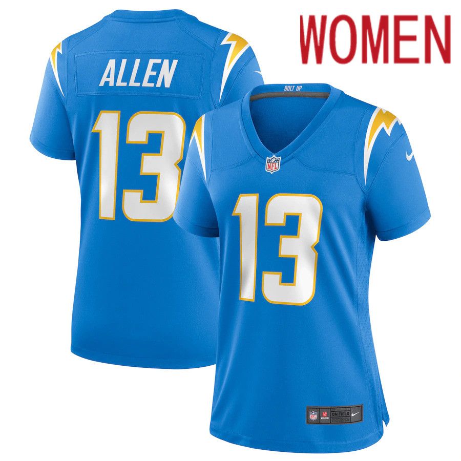 Women Los Angeles Chargers 13 Keenan Allen Nike Powder Blue Game NFL Jersey